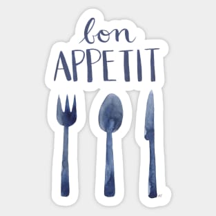 Bon Appetit - Blue Sticker